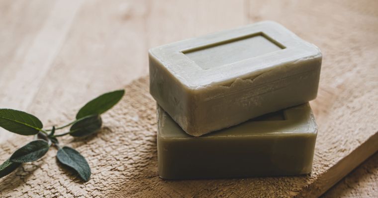 オーガニック風の固形石鹸